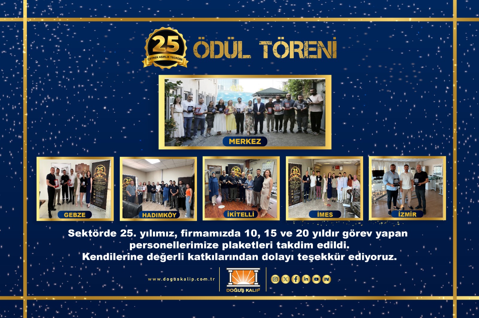 Doğuş Kalıp Ödül Töreni