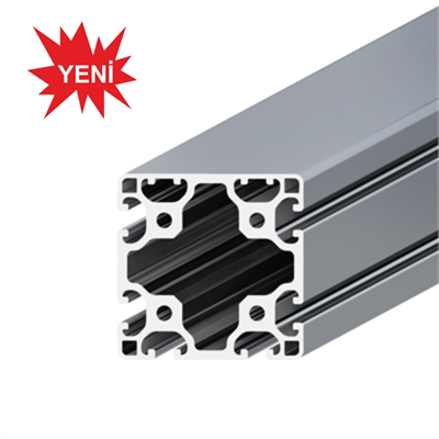 80x80 Tek Yüzey Kapalı Sigma Profil - Özel Seri