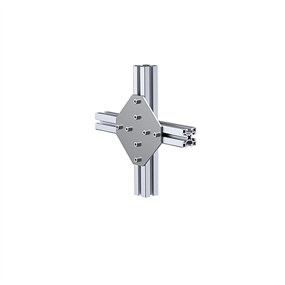 20x25 Four-Way Connection Plate