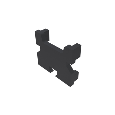 Roller Track Pls. Cover 40 mm - Ø24