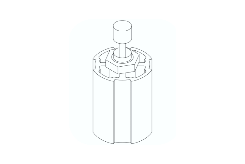 Ø28 Hidrolik Damper Strok 8 mm | Doğuş Kalıp