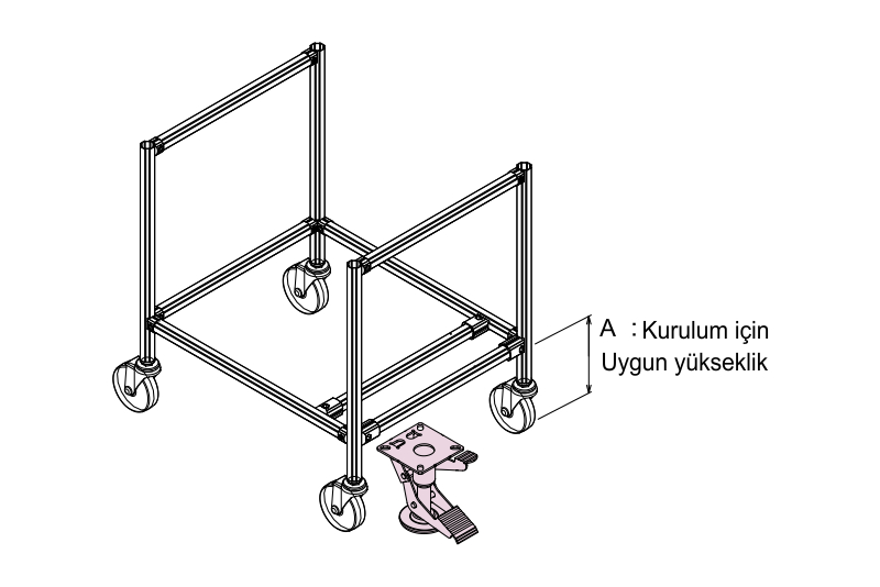 Zemin Frenleme Lifti 134x116 mm  | Doğuş Kalıp